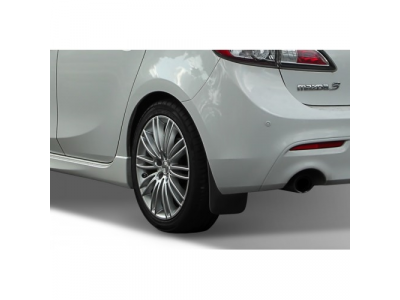 Брызговики задние MAZDA 3, 08/2009-2011 хб. (полиуретан) от FROSCH Брызговики задние MAZDA 3, 08/2009-2011 хб. (полиуретан)