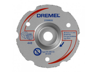 Многофункциональный твердосплавный отрезной круг DREMEL® DSM20 для резки заподлицо (DSM600) от DREMEL Многофункциональный твердосплавный отрезной круг DREMEL® DSM20 для резки заподлицо (DSM600)