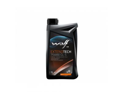 Трансмиссионное масло WOLF EXTENDTECH 75W80 GL 5 1L