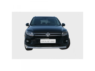 Защита переднего бампера труба d76,Volksvagen Tiguan Track&Field Track&Style 2011-, VWTI.48.1402 от SOUZ96 Защита переднего бампера труба d76,Volksvagen Tiguan Track&Field Track&Style 2011-, VWTI.48.1402