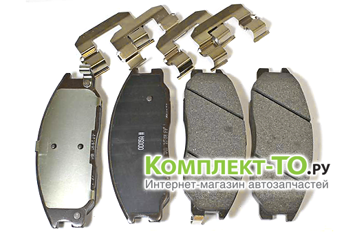 Колодки тормозные передние для ХУНДАЙ SANTA FE CLASSIC 5810126A30 Колодки тормозные передние для ХУНДАЙ SANTA FE CLASSIC 5810126A30